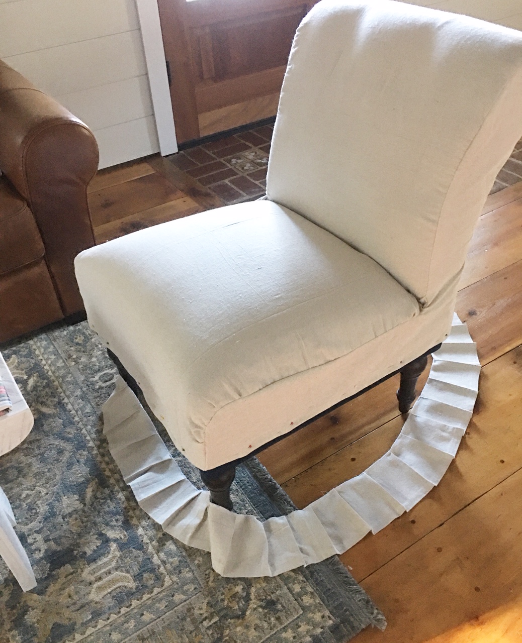 Diy armless chair slipcover new arrivals