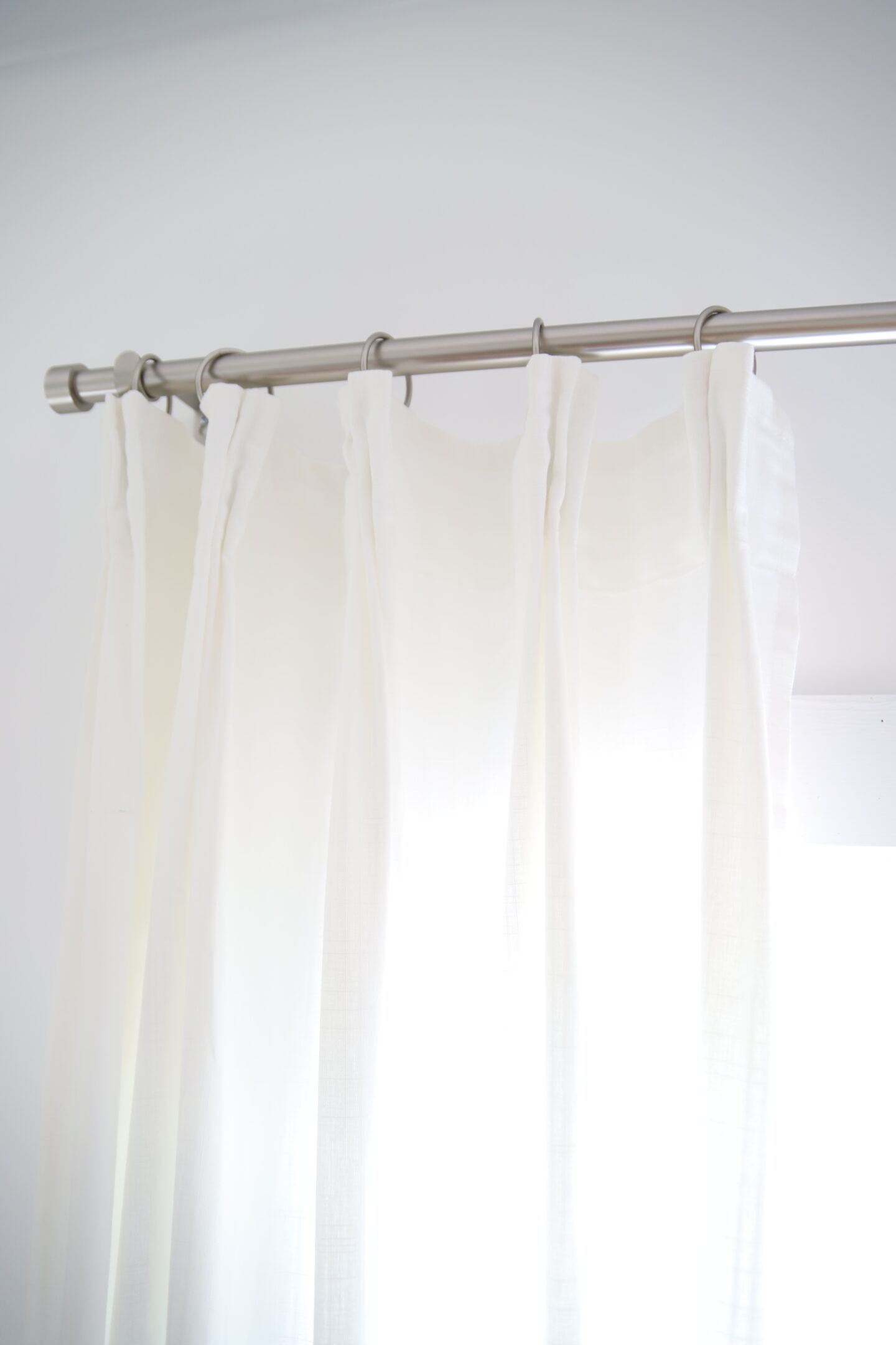 Give Inexpensive Ritva IKEA Curtains a Custom Look - Gracefully Home